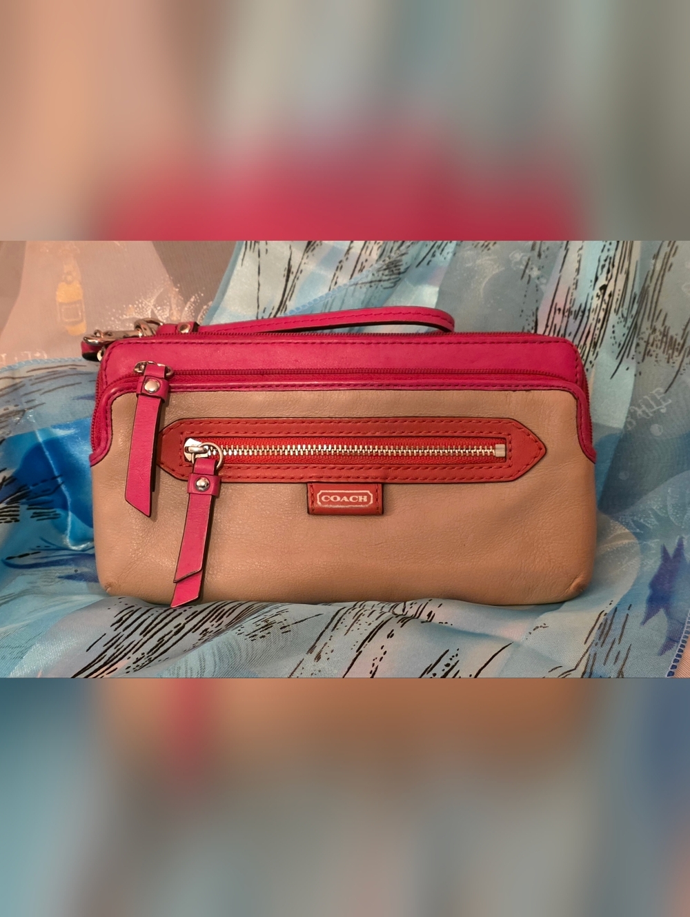 Coach Daisy Spectator Wristlet Leather